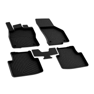 Volkswagen Tiguan Floor Mats - Omac - Rubber - Black - 2018-2024